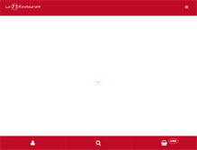 Tablet Screenshot of le75restaurant.fr